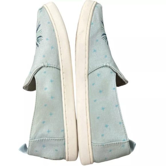 DISNEY X TOMS Cinderella Sky Blue Glass Slipper Canvas Shoes Women’s Size 8 - Picture 9 of 9